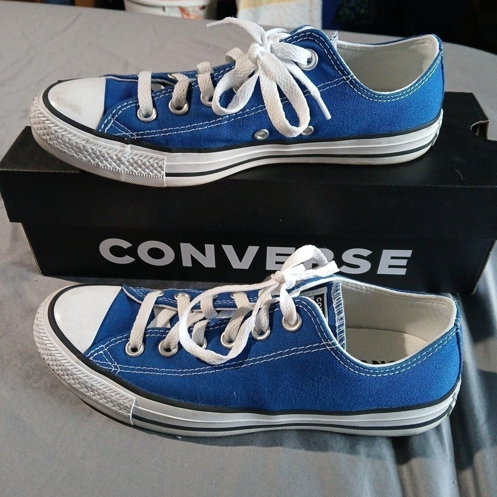 Converse Chuck Taylor All Star Royal Blue Canvas Men's Size 6, Women's Size 8 - Picture 3 of 8